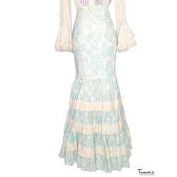 Jupes Flamenco et Rocieras modèle Jupe flamenco andalouse Albahaca 