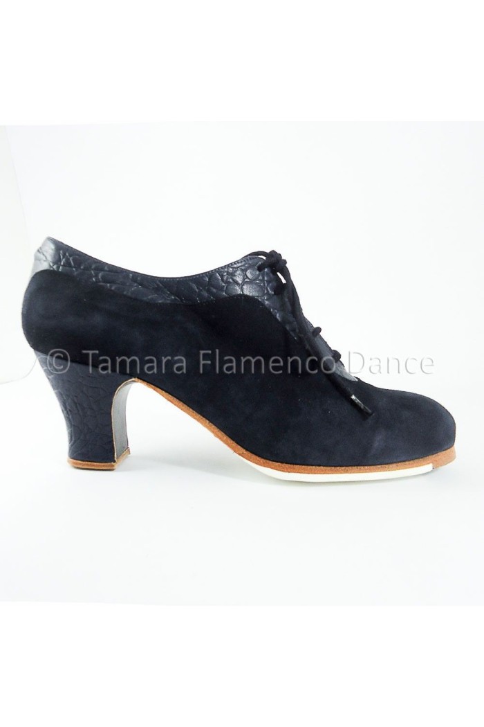 Chaussures professionnelles de flamenco Begoña Cervera modèle Chaussures de flamenco Ingles Coco - En stock 