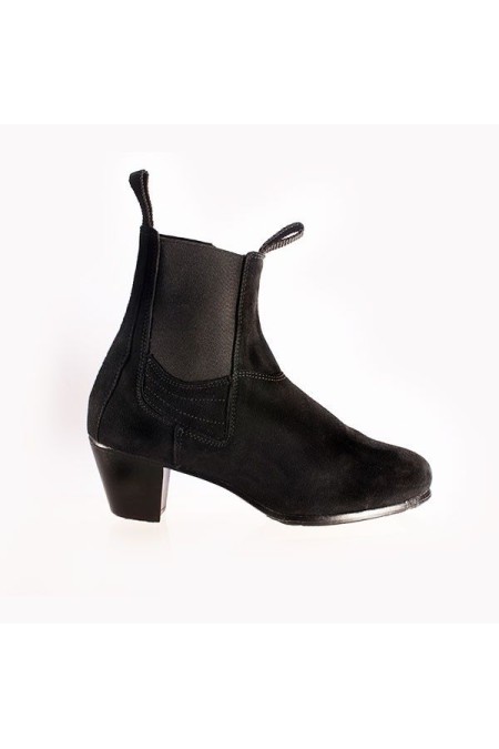 Chaussures de flamenco pour homme Begoña Cervera modèle Chaussons flamenco boto cremallera 