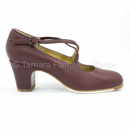  Outlet Flamenco shoes model Flamenco shoes Cruzado Bordeaux