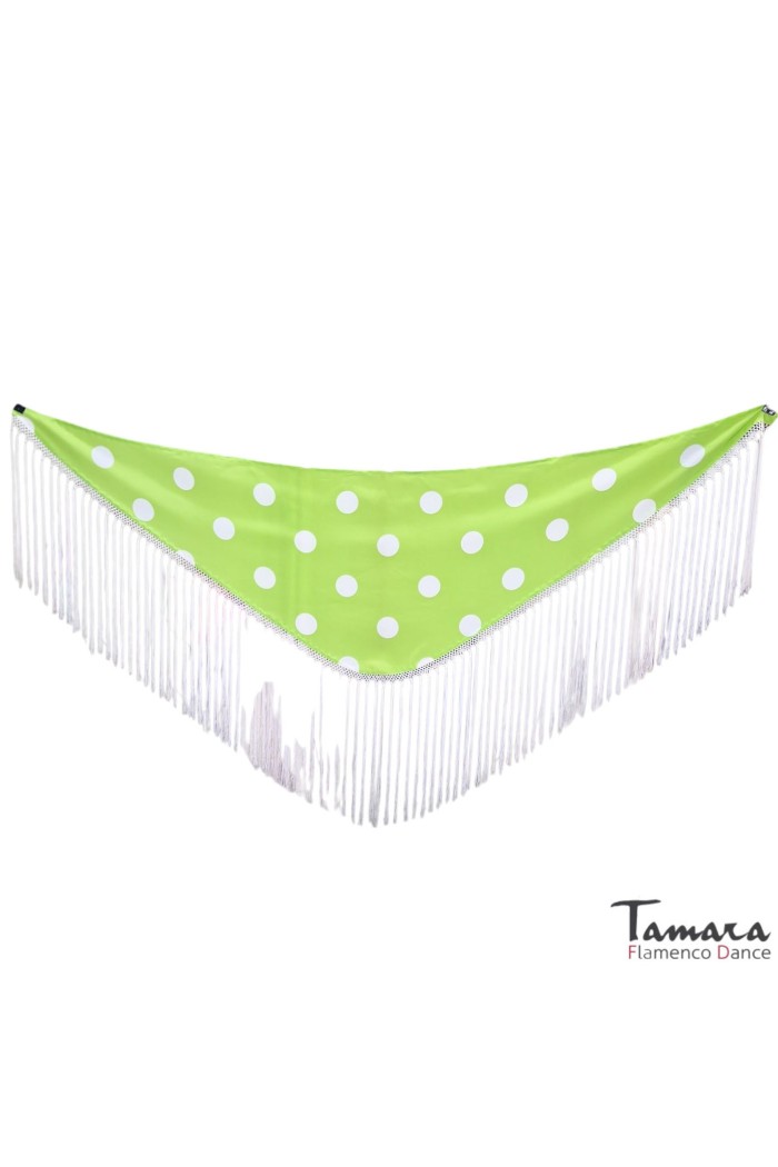 Mantoncillo feria liso/estampado/encaje modelo Mantoncillo con lunares Mujer - Diseño 9 