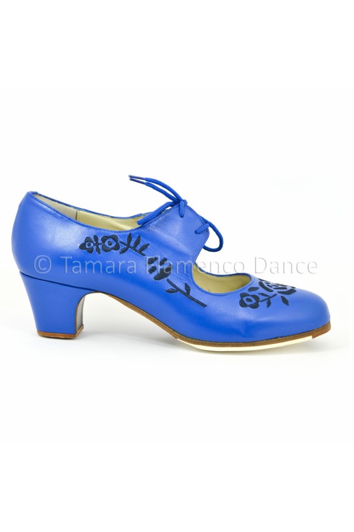 Chaussures professionnelles de flamenco Begoña Cervera modèle Chaussures de flamenco Bordado Cordonera 