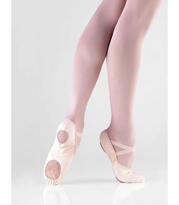 medias puntas de ballet - So Dança - Zapatilla BAE 13 lona con elastico