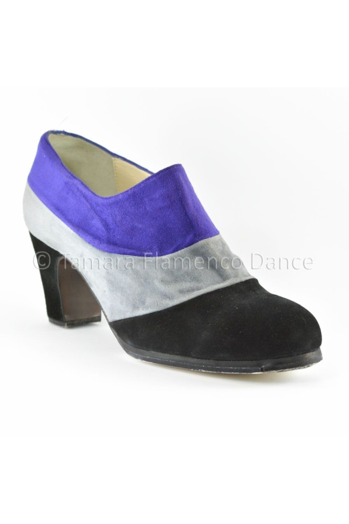 Begoña Cervera Flamenco shoes - Professionals model Flamenco shoes Tricolor 