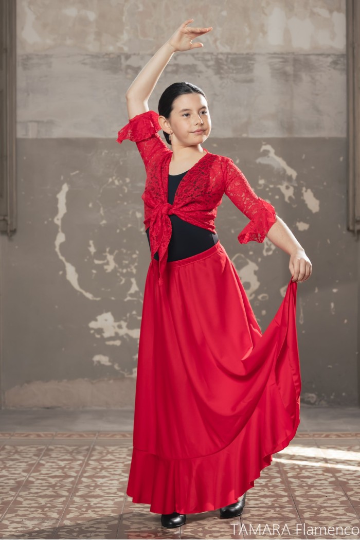 Faldas flamencas de NIÑA modelo Falda flamenco Rociana Niña - Punto 