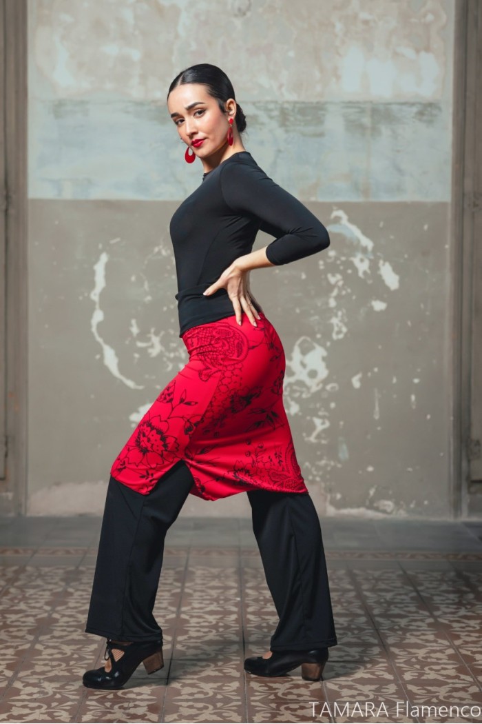  Body/Camiseta flamenca MUJER model Berre T-shirt - Elastic knit Black