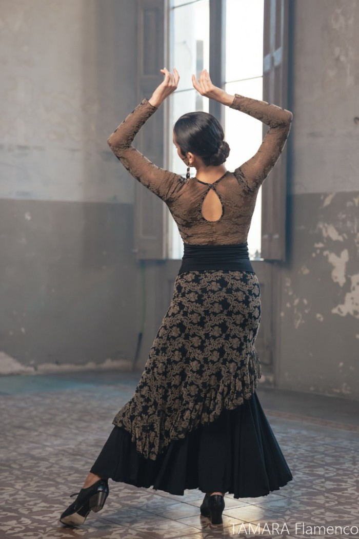  Flamenco skirts WOMAN model Flamenco skirt Vita overskirt - Tul elástico 