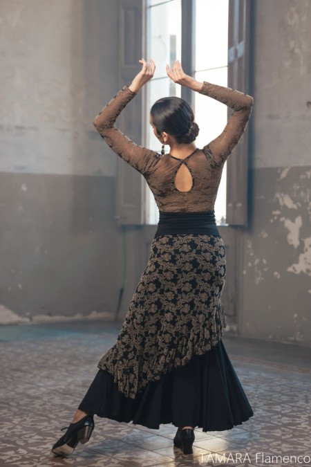  Flamenco skirts WOMAN model Flamenco skirt Vita overskirt - Tul elástico 