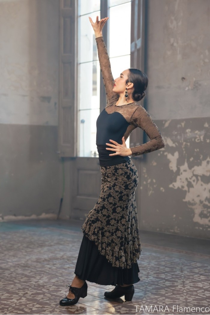  Flamenco skirts WOMAN model Flamenco skirt Vita overskirt - Tul elástico 