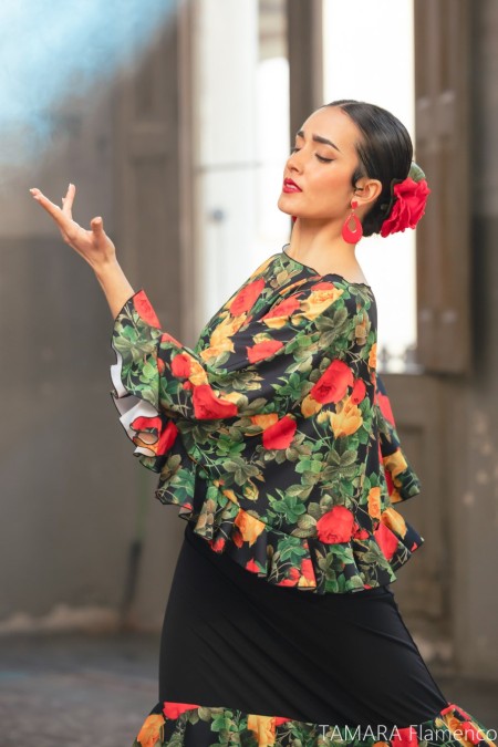 Maillot, body et haut de flamenco FEMME modèle Top Batuco - Crep 