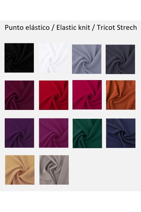  Body/Camiseta flamenca MUJER model Boucher T-shirt - Elastic knit Black