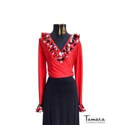 Armoire flamenco Outlet modèle Chupita Top Poderio Polka Dots - Lycra 
