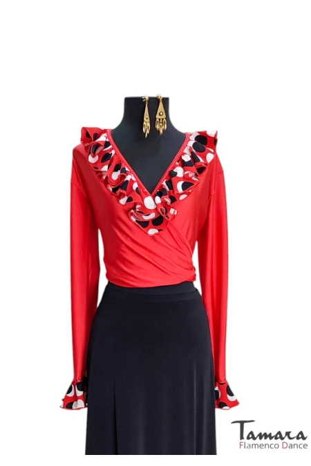 Chupita Top Poderio Polka Dots - Lycra