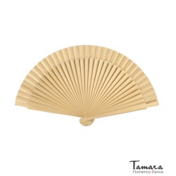Abanicos y Pericones modelo Abanico flamenco pequeño (23 cm) Metalizado Dorado/Plateado Plata