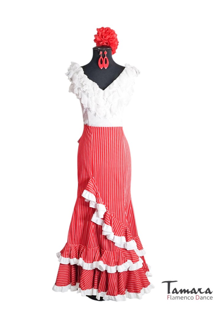 Faldas flamencas y Rocieras modelo Falda andaluza flamenca Primavera 