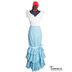 Faldas flamencas y Rocieras Roal modelo Falda flamenca Quejio 