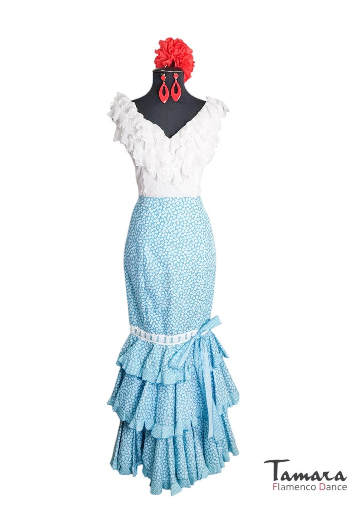 Faldas flamencas y Rocieras Roal modelo Falda flamenca Quejio 