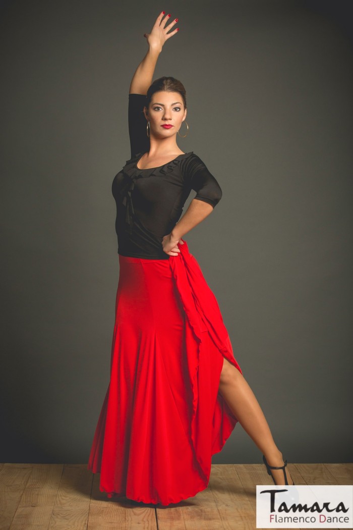  Flamenco skirts WOMAN model Flamenco skirt Leonor skirt - Elastic knit 