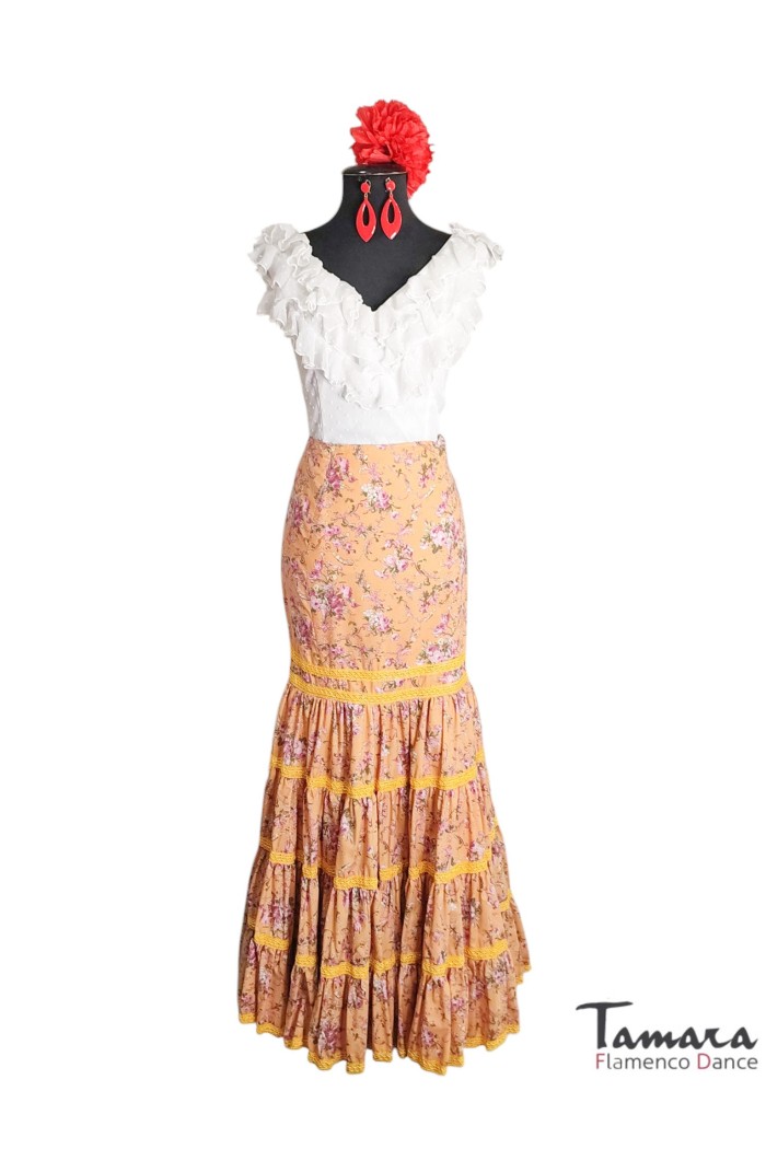 Jupes Flamenco et Rocieras Roal modèle Jupe flamenco Taille 44 - Romero 