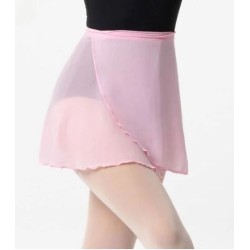Faldas Niña modelo Falda Gasa Ballet/Danza Ajustable Rosa