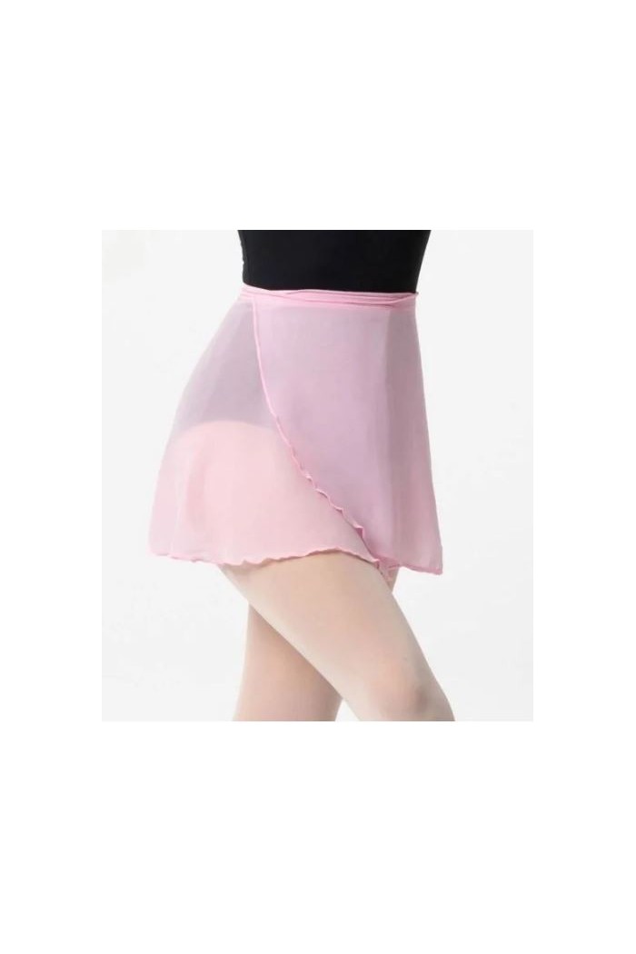 Faldas Niña modelo Falda Gasa Ballet/Danza Ajustable Rosa