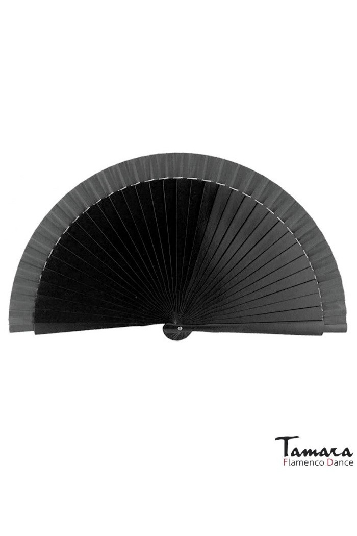  Spanish fans model Small flamenco fan (23 cm) Dark Blue