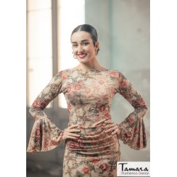 Maillot, body et haut de flamenco FEMME modèle T-shirt Almonte - Tricoté élastique Édition limitée 