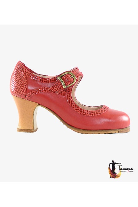 Zapato flamenco La Lupi - D Rojo (Talla 35.5)