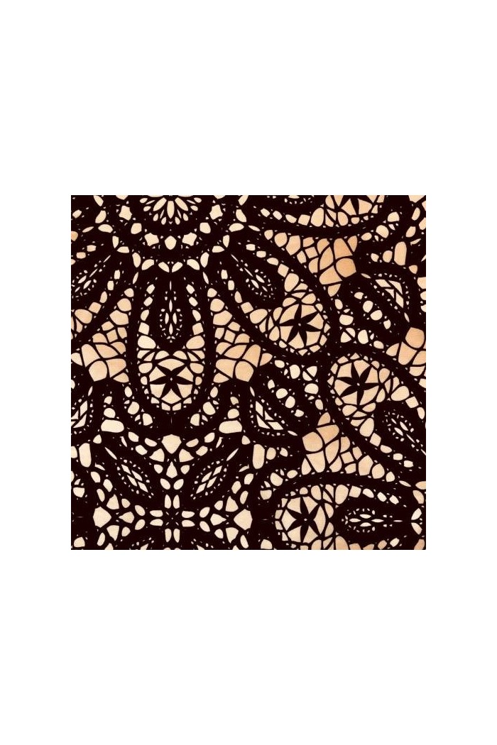 Armoire flamenco Outlet modèle T-shirt Rania - Tricoté élastique Beig estampillé