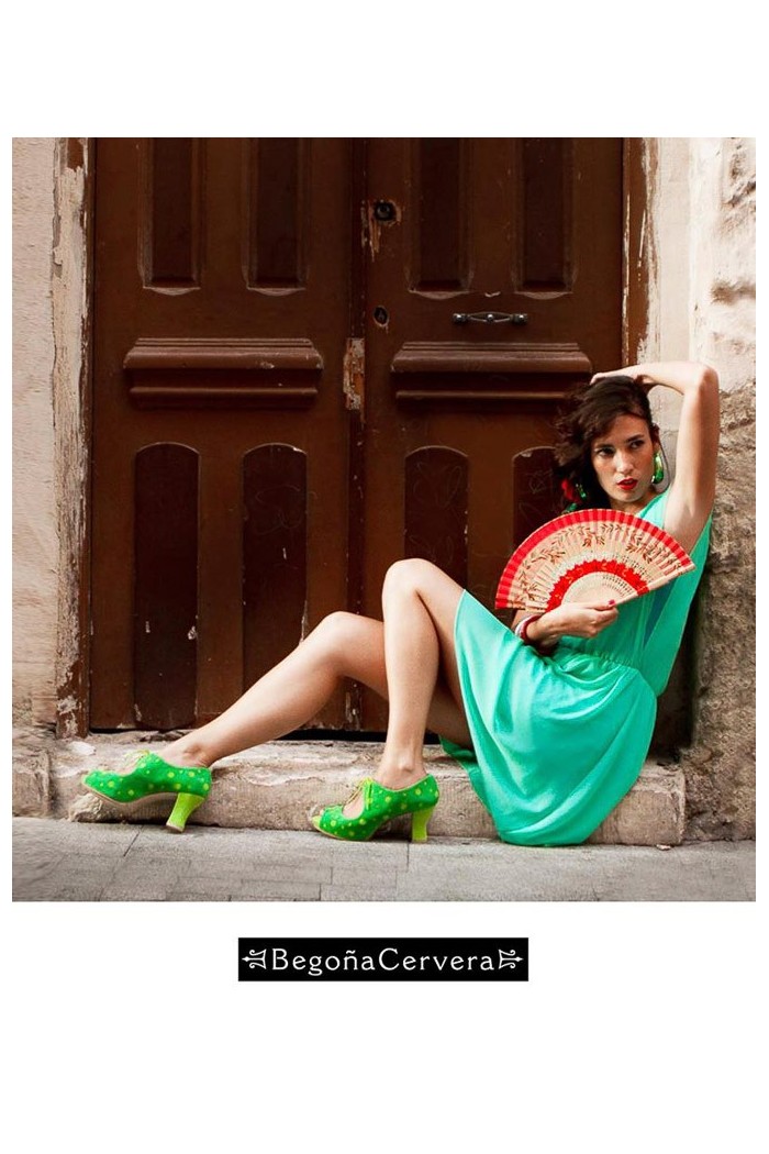 Chaussures de rue flamenco Begoña Cervera Begoña Cervera modèle Topos Plateforme Rue 