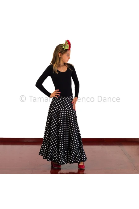 Jupe flamenco Sevillana Petits points enfant | Tamara Flamenco