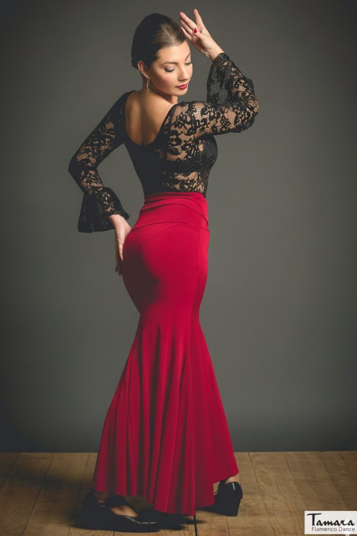 Faldas flamencas de NIÑA modelo Falda flamenco Mirella Niña - Punto elástico 