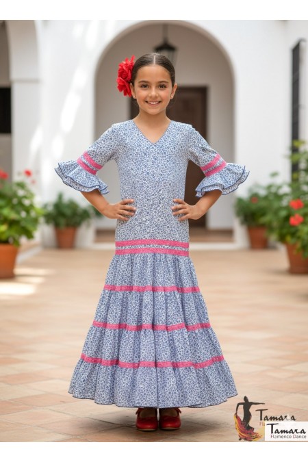 Traje de flamenca niña Raya | Tamara Flamenco