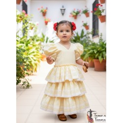 Robes flamenco Fille et Bébés Roal modèle Robe de flamenco pour filles Bata Salinas 