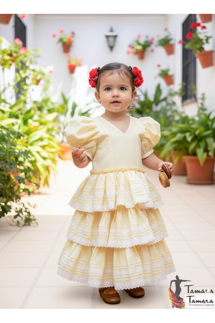 Robes flamenco Fille et Bébés Roal modèle Robe de flamenco pour filles Bata Salinas 