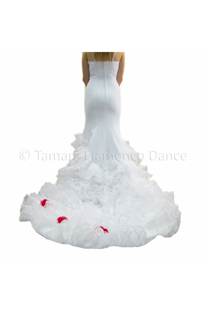  Tailed gown - Bata de cola model Dress with Tailed Gown - Alicia Desing 