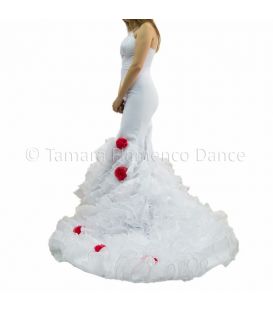 tailed gown bata de cola - Vestidos de flamenco a medida / Custom flamenco dresses - Basic Tailed Gown
