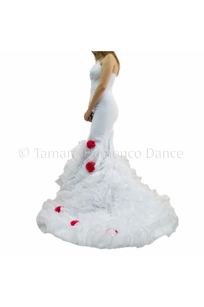  Tailed gown - Bata de cola model Dress with Tailed Gown - Alicia Desing 