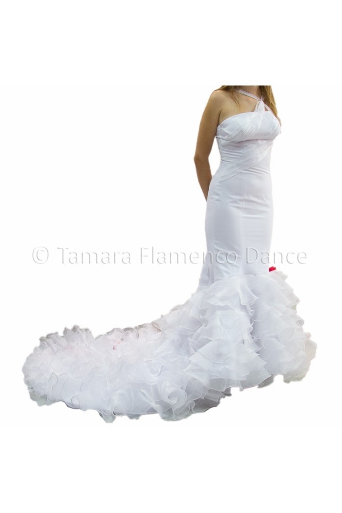  Tailed gown - Bata de cola model Dress with Tailed Gown - Alicia Desing 