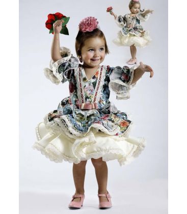 trajes de flamenca 2017 - Vestido de flamenca TAMARA Flamenco - Bolero niña flores