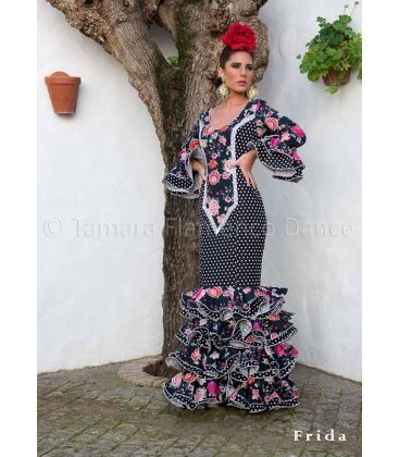 trajes de flamenca 2016 - - Frida negro estampado
