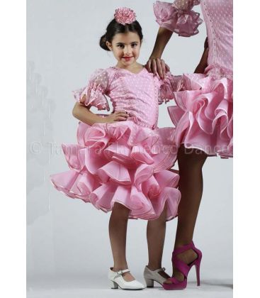 trajes de flamenca 2016 - Vestido de flamenca TAMARA Flamenco - Lucero niña rosa