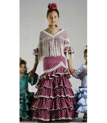 flamenco dresses 2016 - Vestido de flamenca TAMARA Flamenco - Picara for girl cardinal with polka dots