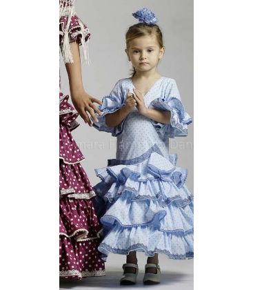 flamenco dresses 2016 - Vestido de flamenca TAMARA Flamenco - Picara light blue for girl