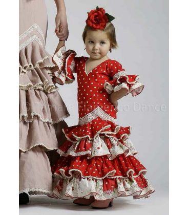 flamenco dresses 2016 - Vestido de flamenca TAMARA Flamenco - Picara red white polka dots for girl