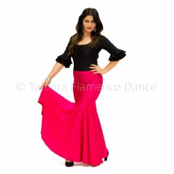 Outlet Vestuario flamenco modelo Falda flamenco Granada - Lycra Fuxia