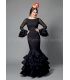 trajes de flamenca 2016 mujer - Aires de Feria - Veronica negro
