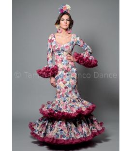 woman flamenco dresses 2016 - Aires de Feria - Copla flowers