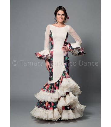 trajes de flamenca 2016 mujer - Aires de Feria - Manuela plumeti y estampado