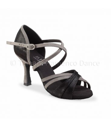 zapatos de baile latino y de salon para mujer - Rummos - Elite Athena 061 - gris